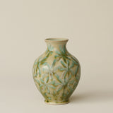 The Boule Vase by Tammy Maloney with expressive, layered glazes.