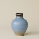 The Boule Vase by Tammy Maloney with expressive, layered glazes.