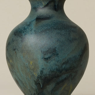 Close-up of the Boule Vase, with glaze texture in full view.