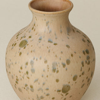 Close-up of the Boule Vase, with glaze texture in full view.