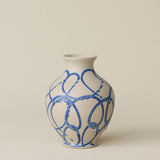The Boule Vase by Tammy Maloney with expressive, layered glazes.