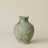 The Boule Vase by Tammy Maloney with expressive, layered glazes.
