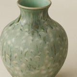Close-up of the Boule Vase, with glaze texture in full view.