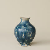 The Boule Vase by Tammy Maloney with expressive, layered glazes.