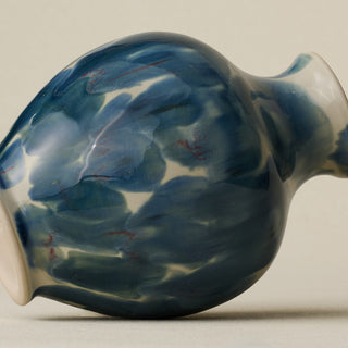 Close-up of the Boule Vase, with glaze texture in full view.