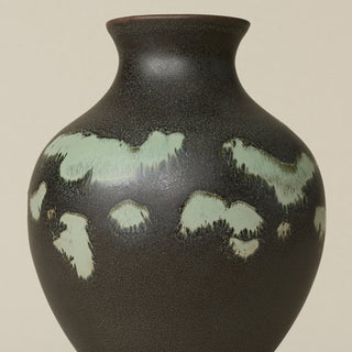 Close-up of the Boule Vase, with glaze texture in full view.