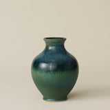 The Boule Vase by Tammy Maloney with expressive, layered glazes.