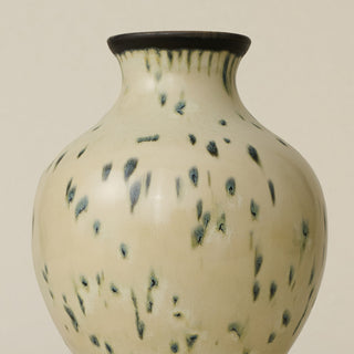 Close-up of the Boule Vase, with glaze texture in full view.