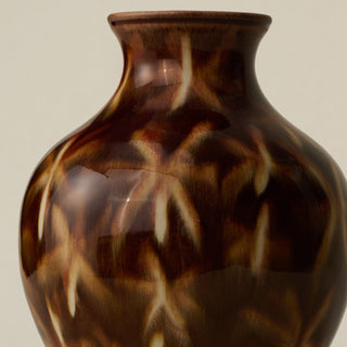 Close-up of the Boule Vase, with glaze texture in full view.