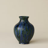 The Boule Vase by Tammy Maloney with expressive, layered glazes.