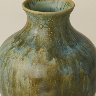 Close-up of the Boule Vase, with glaze texture in full view.