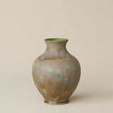 The Boule Vase by Tammy Maloney with expressive, layered glazes.
