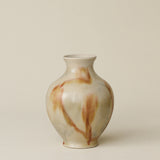 The Boule Vase by Tammy Maloney with expressive, layered glazes.