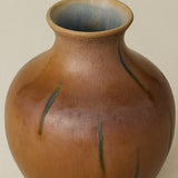 Close-up of the Boule Vase, with glaze texture in full view.
