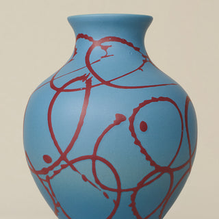 Close-up of the Boule Vase, with glaze texture in full view.