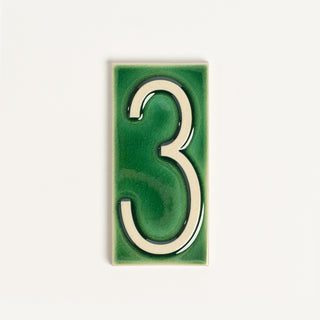 House Number Tile, Emerald Isle