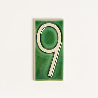 House Number Tile, Emerald Isle