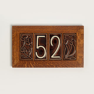 House Number Frame, 4-Tile